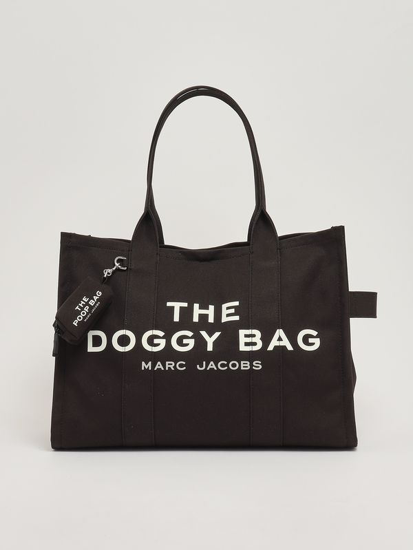1. Sac femme The Doggy Bag en toile Noir Marc Jacobs 2r5htt010h02