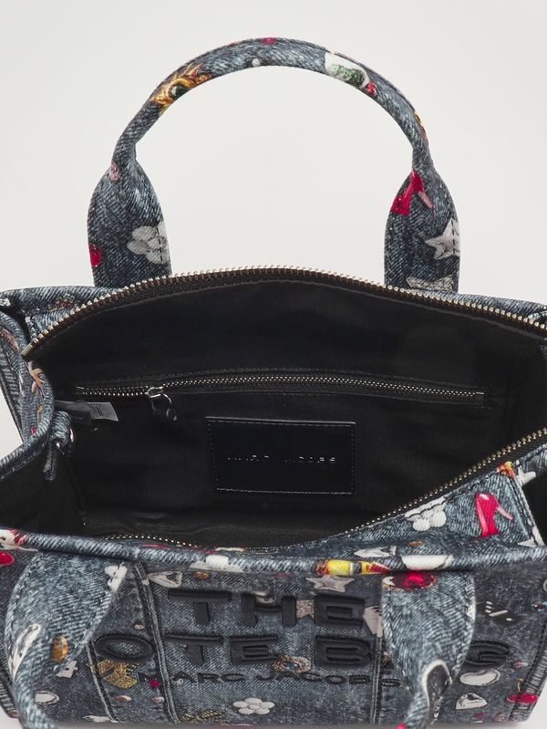 4. Women's The Small Tote bag in denim Multicolor Marc Jacobs 2r5htt034h02