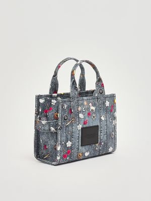 2. Women's The Small Tote bag in denim Multicolor