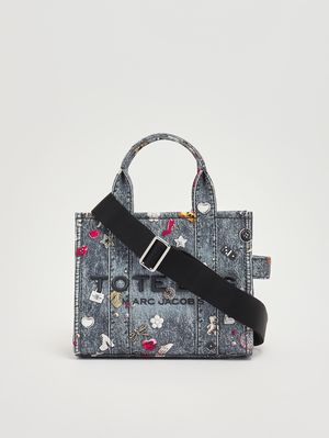 3. Women's The Small Tote bag in denim Multicolor