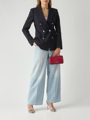 2. Sac The Mirror Mini Bag en cuir pour femme Lipgloss Pink