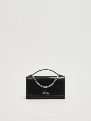 4. Women's The Mirror Mini Bag in leather Black