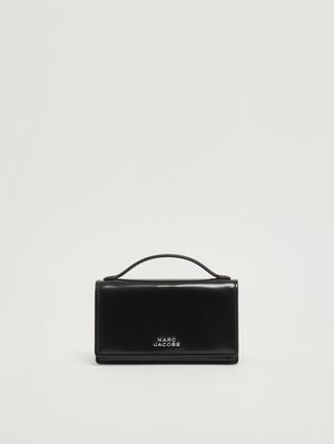 1. Women's The Mirror Mini Bag in leather Black