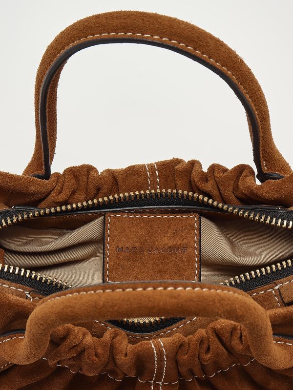 5. Women's The Small Satchel suede handbag Copper Marc Jacobs 2r5hsc027h01