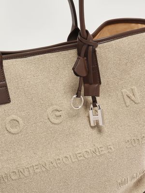 5. Bolso de mujer Address de lona y piel Corda-Moro