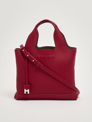4. Damentasche aus Leder Rot