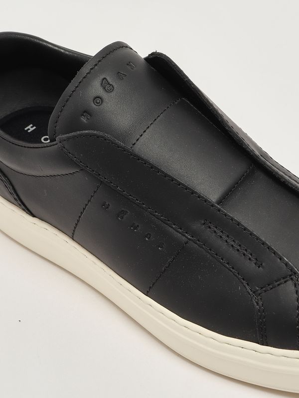 5. Zapatillas de hombre H-TV de piel Negro Hogan hxm6680fw600zl