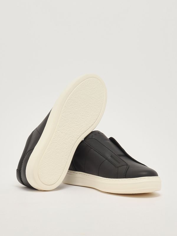 4. Zapatillas de hombre H-TV de piel Negro Hogan hxm6680fw600zl