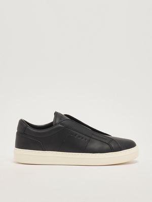 1. Zapatillas de hombre H-TV de piel Negro