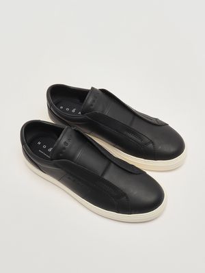 2. Zapatillas de hombre H-TV de piel Negro