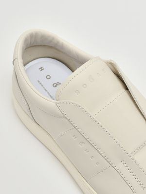 5. Baskets homme H-TV en cuir Yaourt