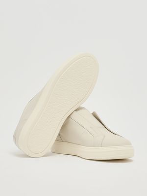 4. Baskets homme H-TV en cuir Yaourt