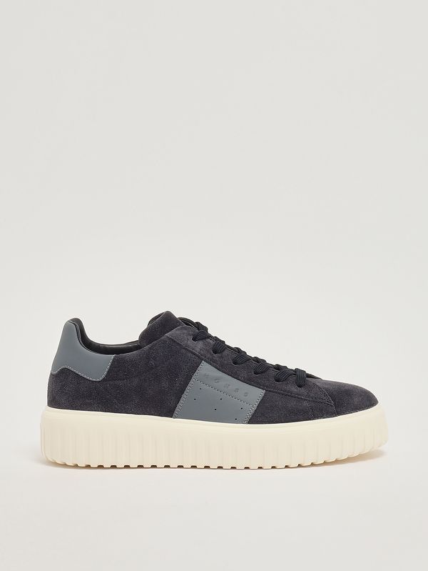 Herren-Sneaker H-Stripes aus Leder Blau Hogan
