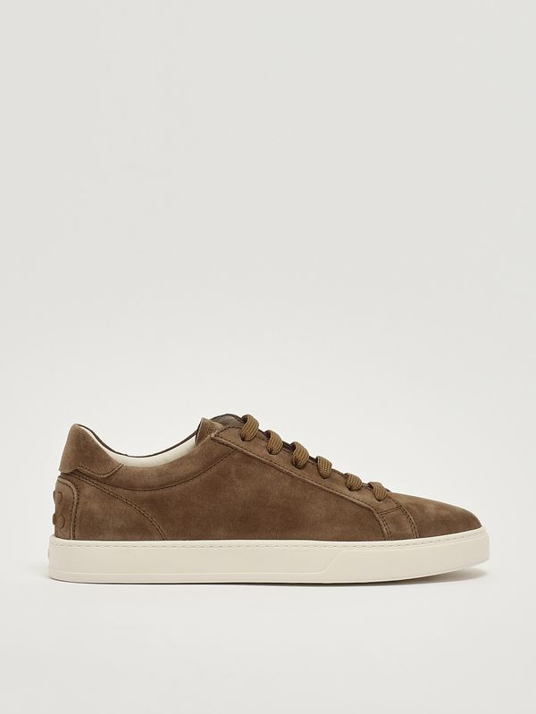1. Sneakers uomo in pelle scamosciata Noce Moscata Tod's xxm04l0hz40re0
