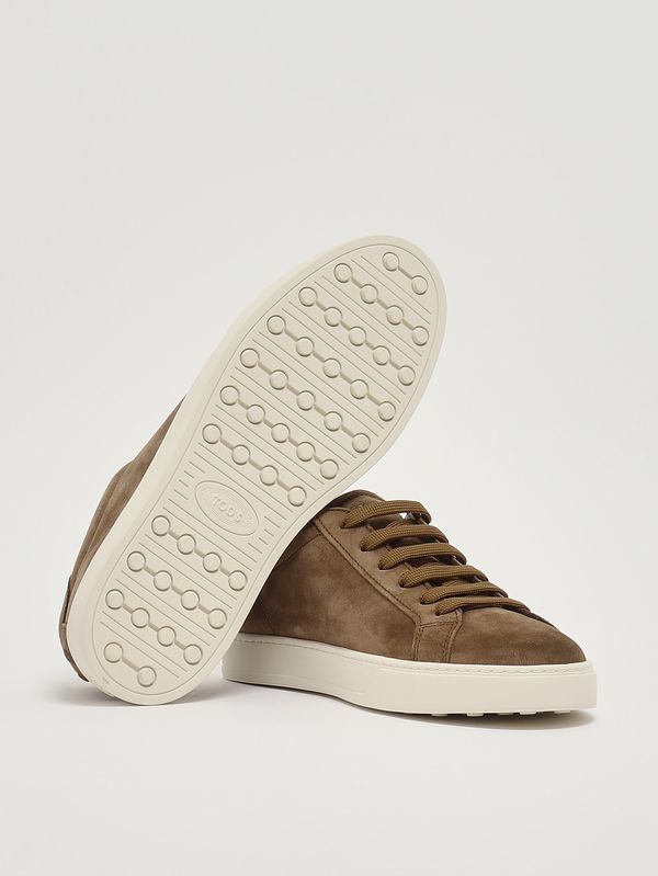 4. Sneakers uomo in pelle scamosciata Noce Moscata Tod's xxm04l0hz40re0