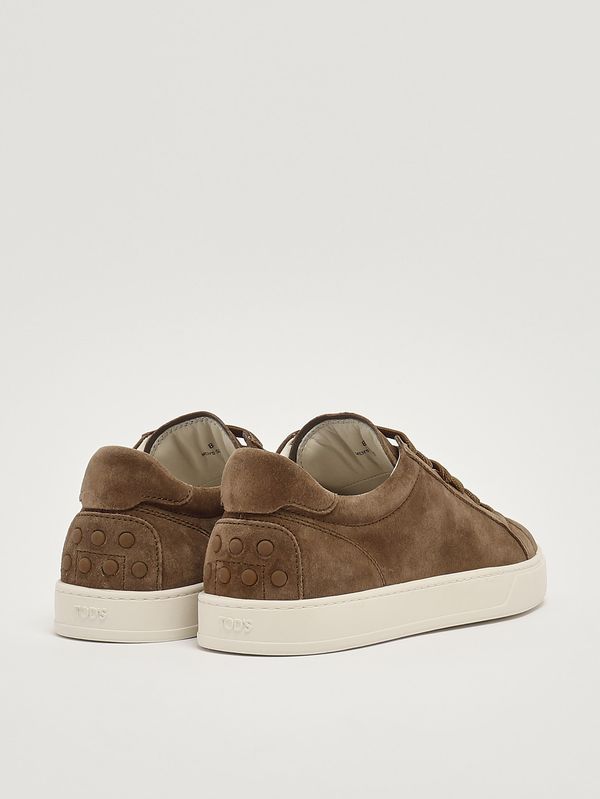 3. Sneakers uomo in pelle scamosciata Noce Moscata Tod's xxm04l0hz40re0