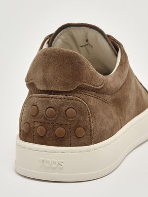 5. Sneakers uomo in pelle scamosciata Noce Moscata