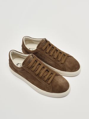 2. Sneakers uomo in pelle scamosciata Noce Moscata