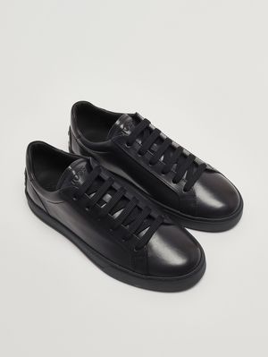 2. Men's leather sneakers Navy