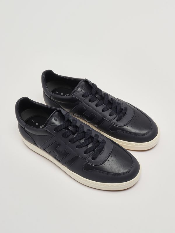 2. Men's H-TV leather sneakers Navy Hogan hxm6680fz00uai