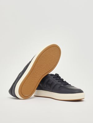4. Men's H-TV leather sneakers Navy