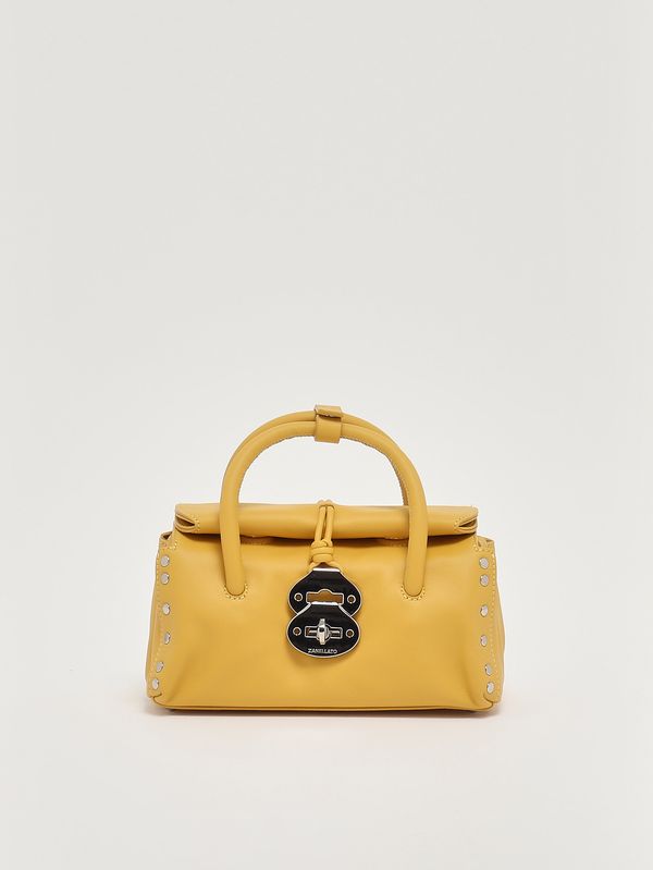 1. Damenhandtasche Dotta Saeta Baby aus Nappaleder Yellow Sole Zanellato 0687501910000 b