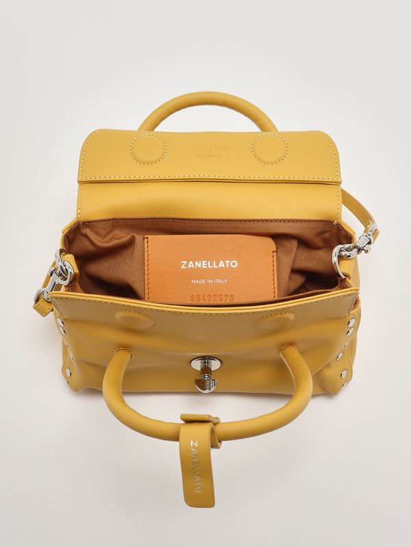 5. Damenhandtasche Dotta Saeta Baby aus Nappaleder Yellow Sole Zanellato 0687501910000 b