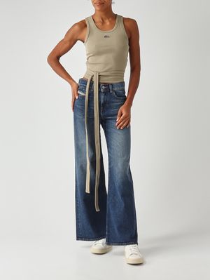 2. Women's 1978 D-Akemi L.30 jeans in stretch cotton Dark Denim