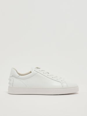 1. Women's leather sneakers Optical White