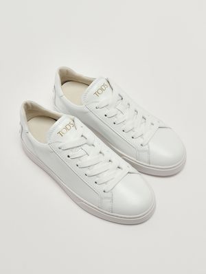 2. Women's leather sneakers Optical White