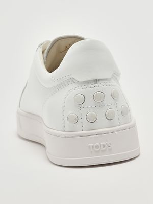 5. Women's leather sneakers Optical White