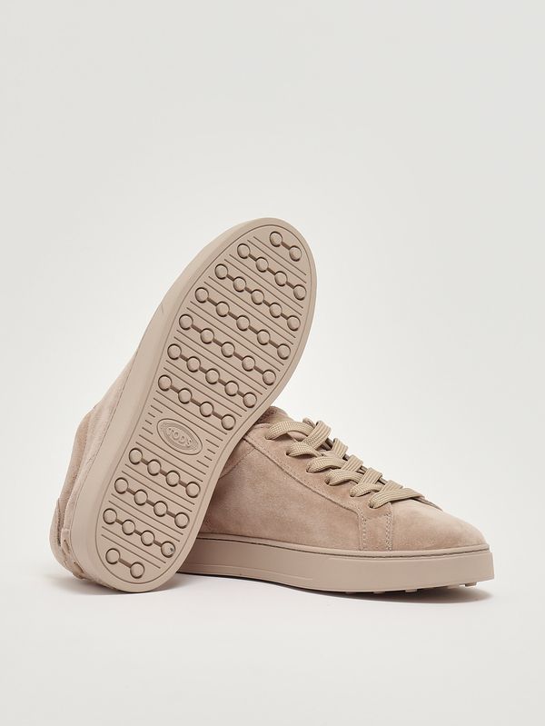 4. Sneakers donna in pelle scamosciata Nocciola Tod's xxw04l0hz40m8w