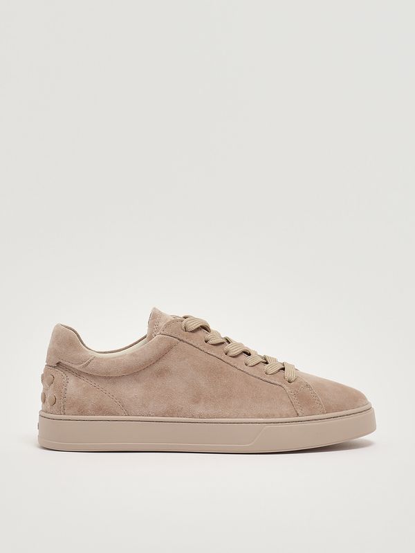 1. Sneakers donna in pelle scamosciata Nocciola Tod's xxw04l0hz40m8w