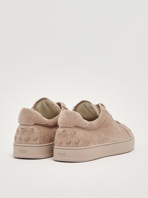 3. Sneakers donna in pelle scamosciata Nocciola