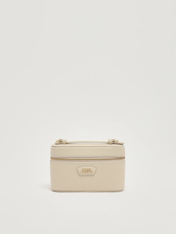 1. Women's The E/W Vanity Bag in leather Cloud White Marc Jacobs 2r5hcr018h01
