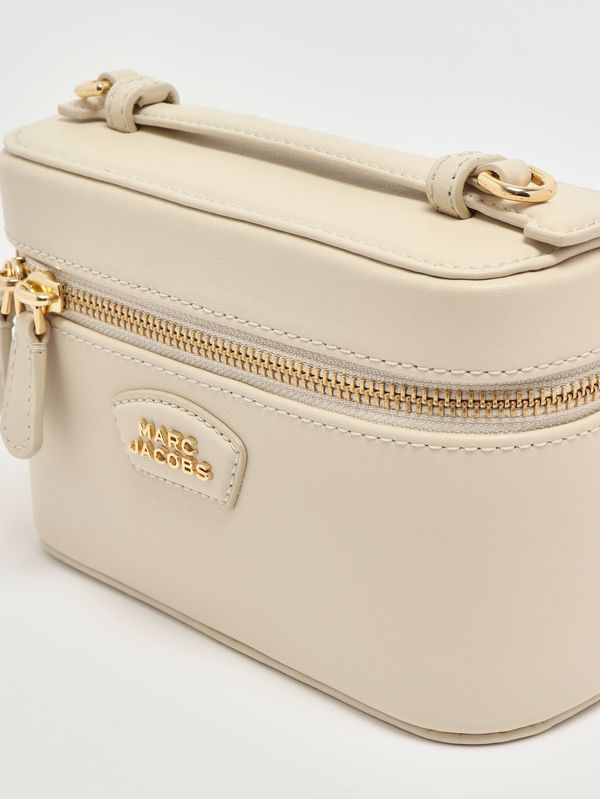 5. Women's The E/W Vanity Bag in leather Cloud White Marc Jacobs 2r5hcr018h01