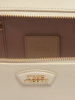 4. Women's The E/W Vanity Bag in leather Cloud White