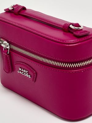 5. Women's The E/W Vanity Bag in leather Lipgloss Pink