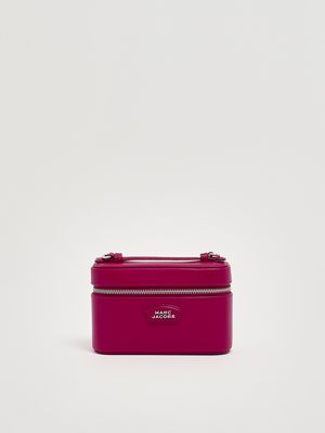 1. Women's The E/W Vanity Bag in leather Lipgloss Pink