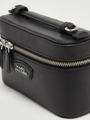 5. Women's The E/W Vanity Bag in leather Black