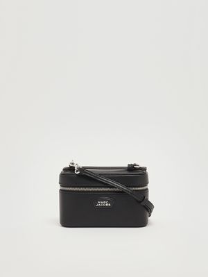 3. Women's The E/W Vanity Bag in leather Black