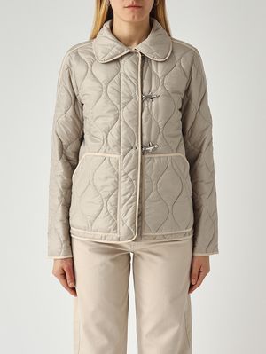 1. Veste femme en tissu technique Champagne