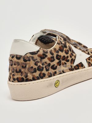 5. Zapatillas para niña Ball Star Strap de piel Animal print Leo