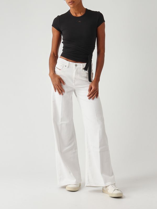 Diesel Women's T-Bunny-Tail top in stretch cotton - Black