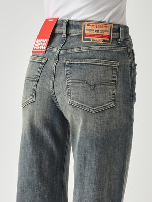 5. Jeans de mujer 1971 D-Sent de algodón elástico Denim medio