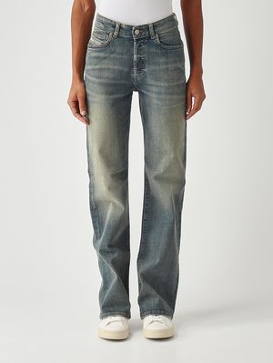 1. Jeans de mujer 1971 D-Sent de algodón elástico Denim medio