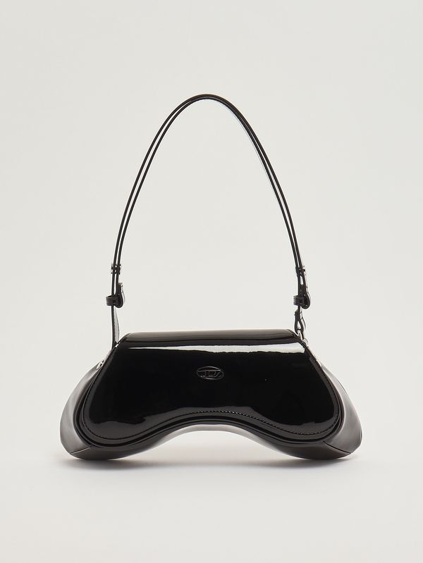 1. Borsa donna Play in simil pelle Nero Lucido Diesel x10202p6255