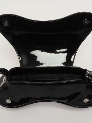 5. Borsa donna Play in simil pelle Nero Lucido