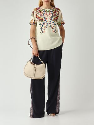 2. Women's Pony bag in pebbled leather Mastic