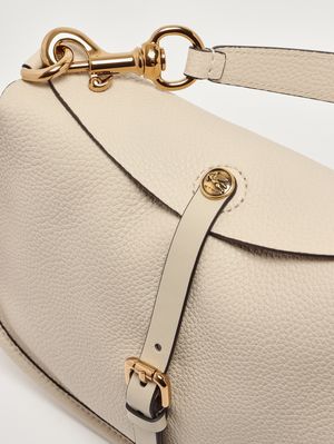 6. Women's Pony bag in pebbled leather Mastic